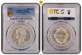 1931 Piastre Lec-312 AU58