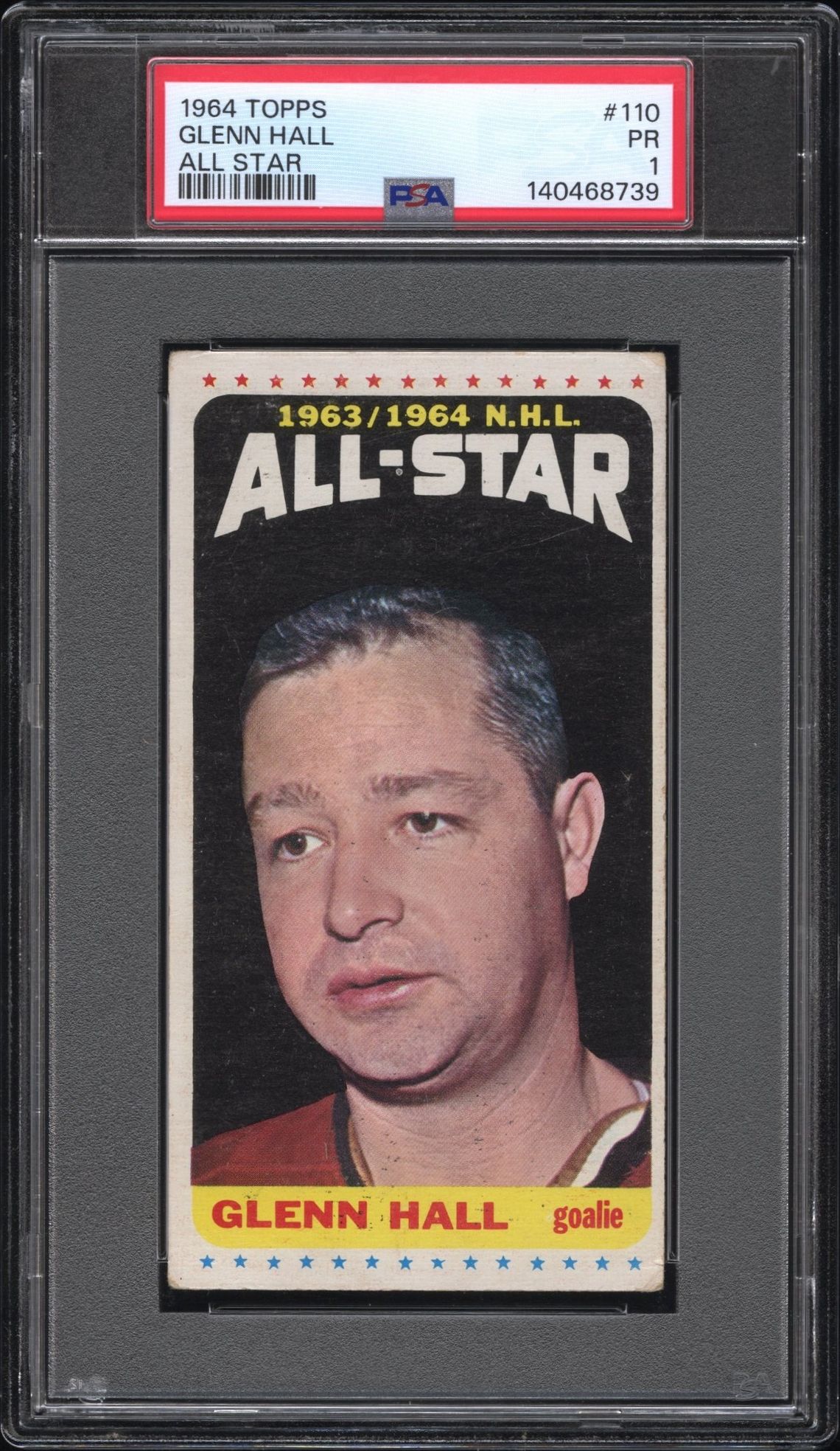 1964 Topps TOPPS ALL STAR #110 Glenn Hall front