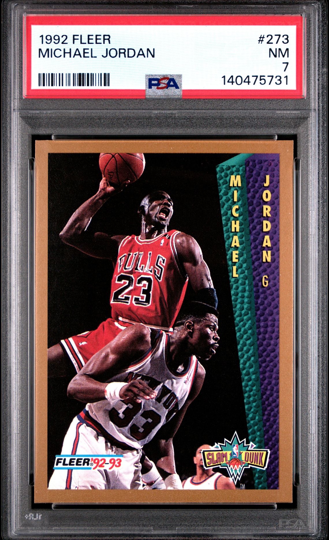 1992 Fleer Michael Jordan #273 Nm 7 front