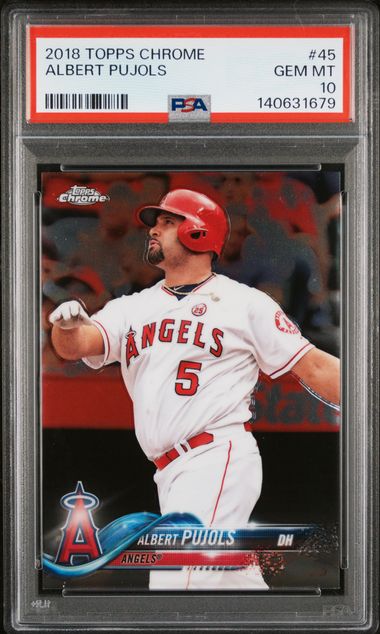 Topps Albert Pujols front