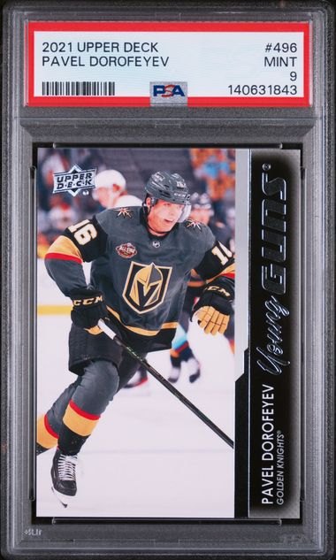 2021 Upper Deck Young Guns #496 Pavel Dorofeyev front