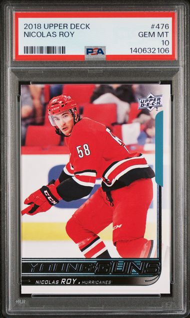 2018 Upper Deck Young Guns #476 Nicolas front