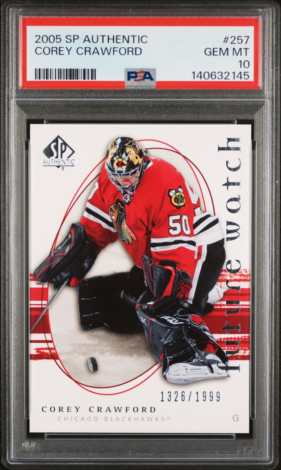 2005 SP Authentic SP AUTHENTIC #257 Corey Crawford front