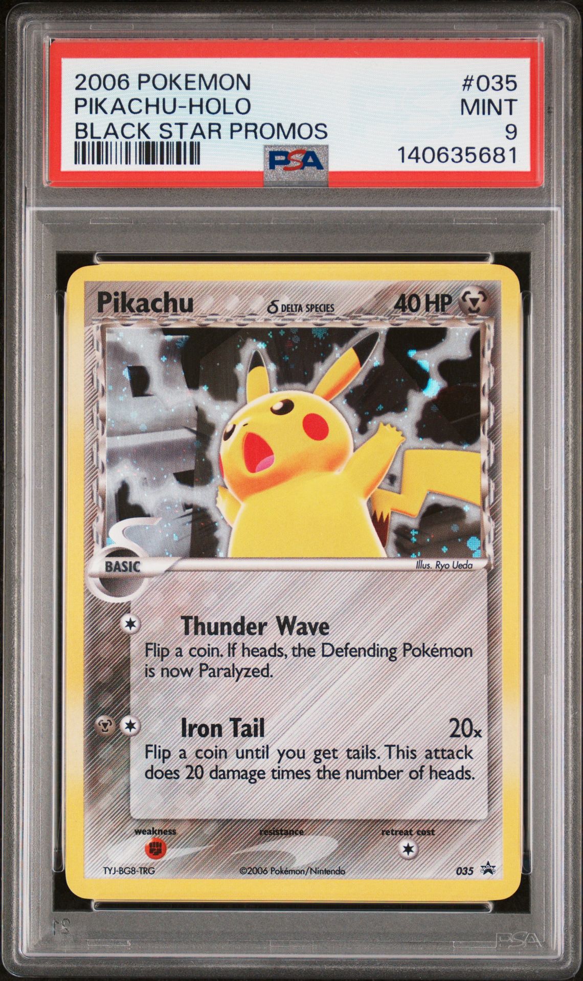2006 Pokemon Black Star Promo Blackstarpromos #035 Pikachu-Holo front