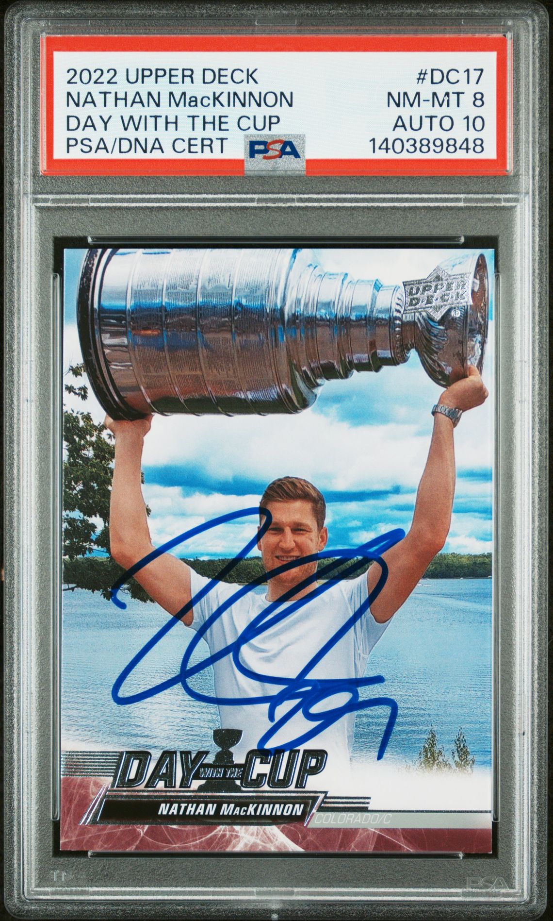 2022 Upper Deck UPPER DECK DAY WITH THE CUP #DC17 Nathan Mackinnon front