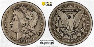 1881-CC $1 VG10