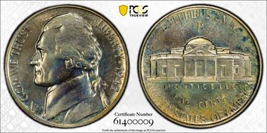 1942-P 5C Silver PR67+