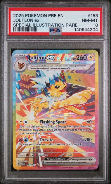 2025 Bowman Bowman Chrome SPECIAL ILLUSTRATION RARE #BCP-114 JOLTEON ex front