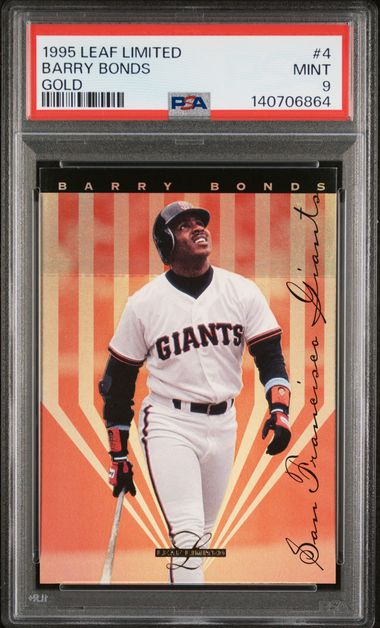 Leaf Gold Barry Bonds front