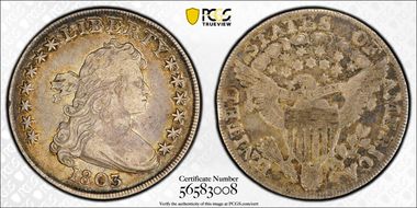 1803 $1 Large 3 VF30