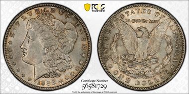 1886 $1 MS61