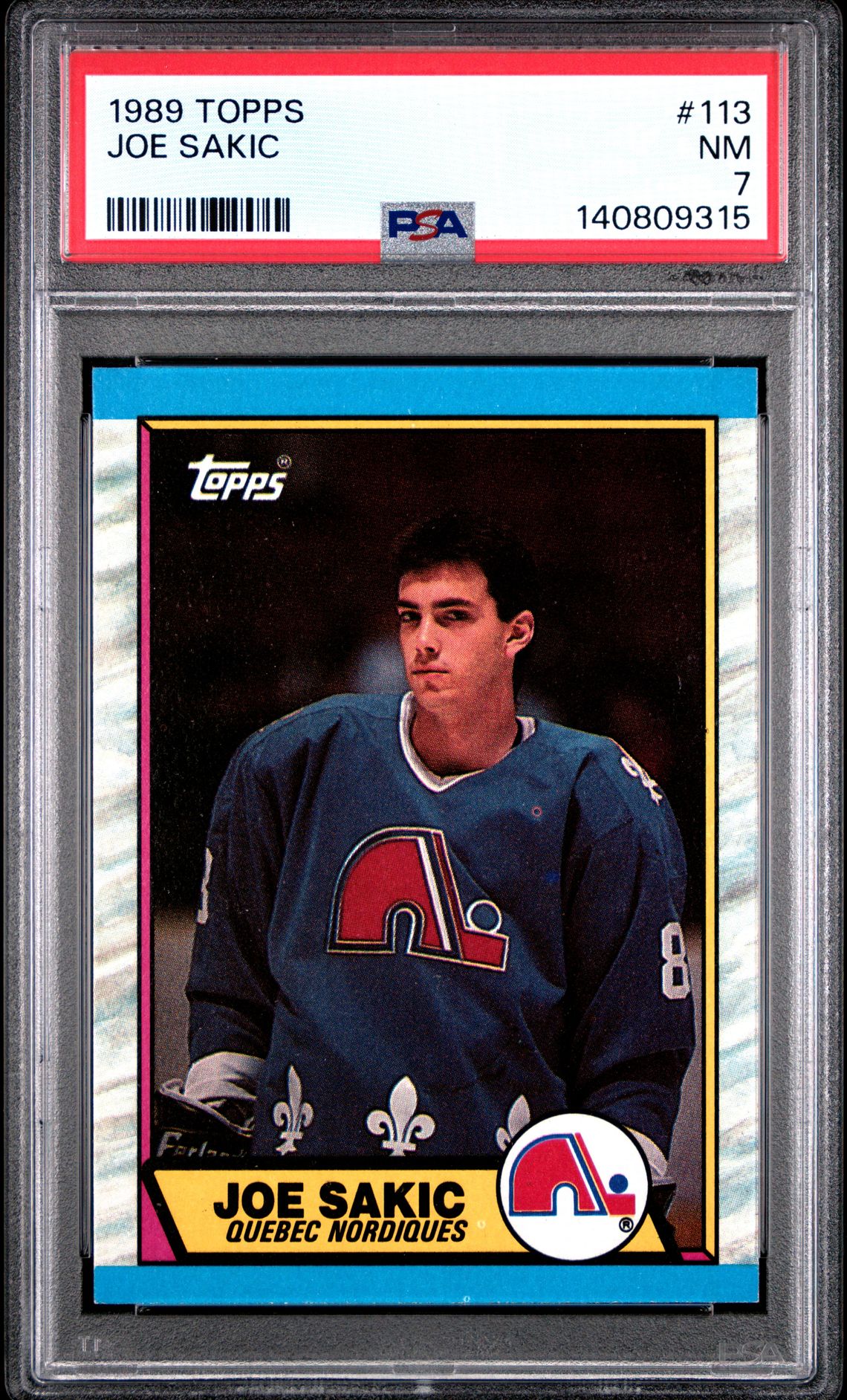 1989 Topps TOPPS #113 Joe Sakic front