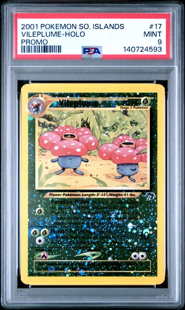 2001 Pokemon POKEMON SOUTHERN ISLANDS PROMO Holo #17 Vileplume-Holo front