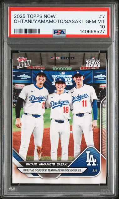 2025 Topps Topps Now #7 Shohei Ohtani front