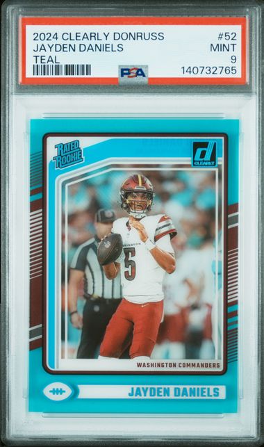 2024 Panini Donruss Teal #52 Jayden Daniels front