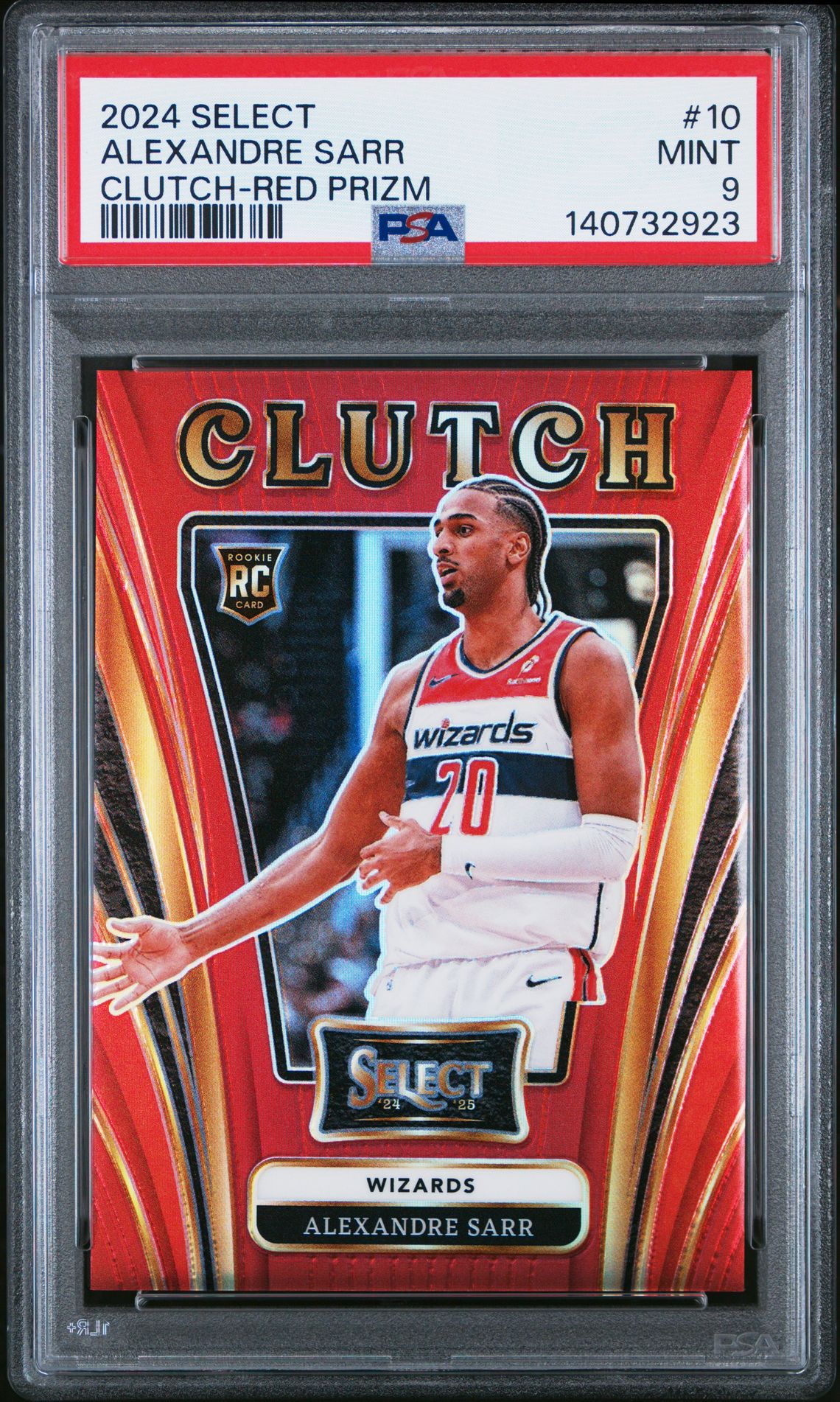 2024 Panini Panini Select Clutch #10 Alexandre Sarr front