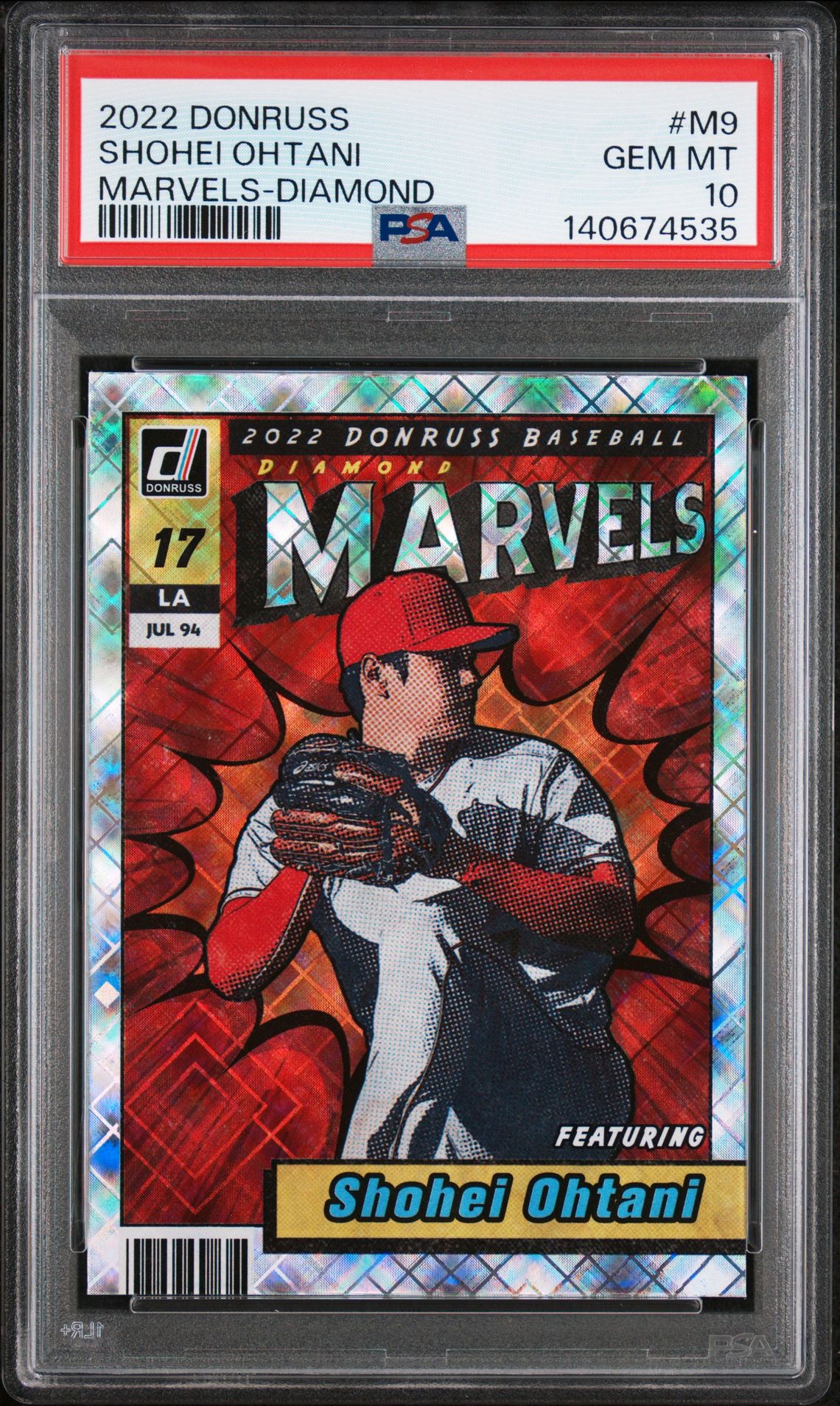 2022 Panini PANINI DONRUSS MARVELS DIAMOND #M9 Shohei Ohtani front