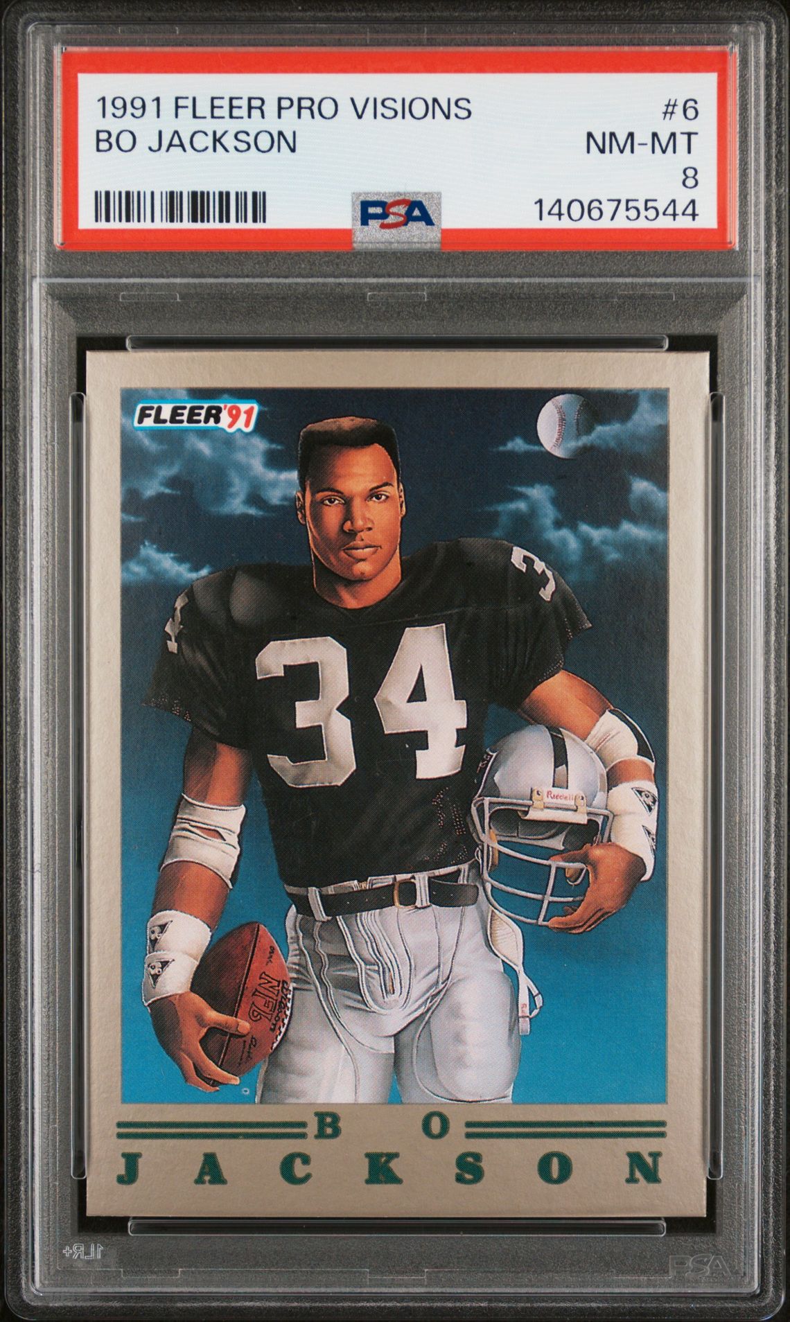 1991 Fleer FLEER PRO-VISIONS #6 Bo Jackson front