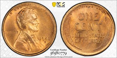 1945-S 1C MS66RD