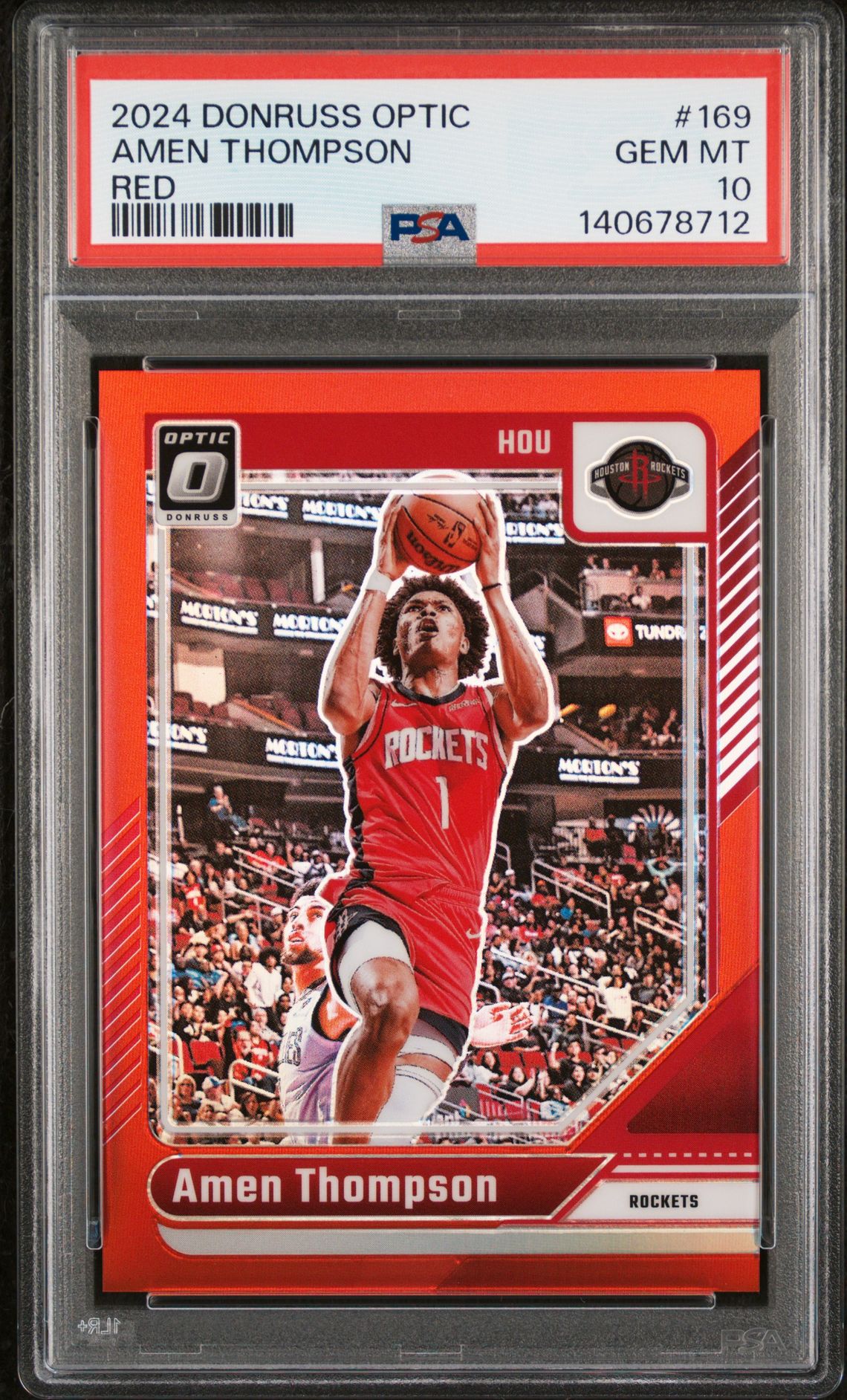 2024 Panini PANINI DONRUSS OPTIC RED #169 Amen Thompson front