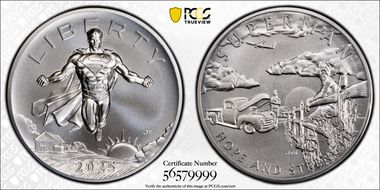 2025 Medal DC Comics - Superman 2 1/2oz Ag MS69