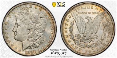 1892 $1 MS62