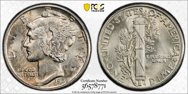 1929 10C MS63