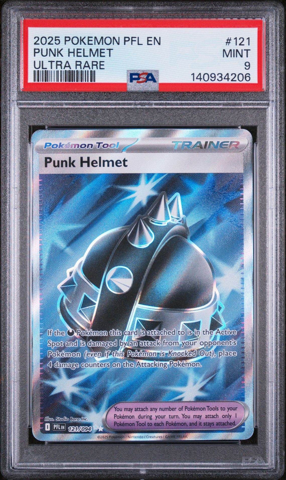 2025 Pokemon POKEMON PFL EN-PHANTASMAL FLAMES ULTRA RARE #121 Punk Helmet front