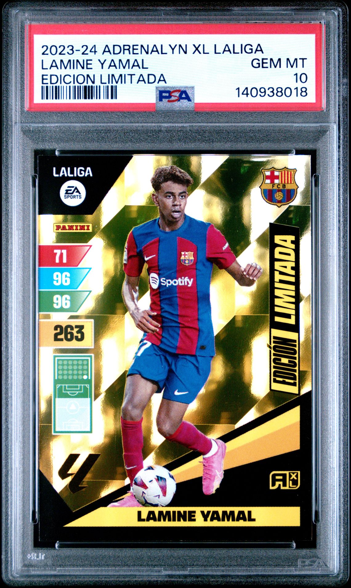 2023 Panini PANINI ADRENALYN XL LALIGA EDICION LIMITADA Lamine Yamal front