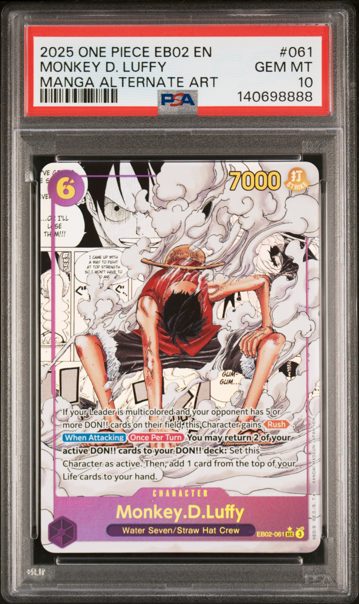 Myst Cache - Graded Collection's 2025 One Piece Prb02-Premium