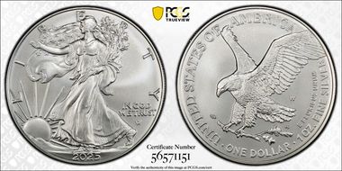 2025-W $1 Burnished Silver Eagle SP69