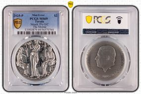 2025-P $2 The Moirai 2oz Ag Antiqued MS69