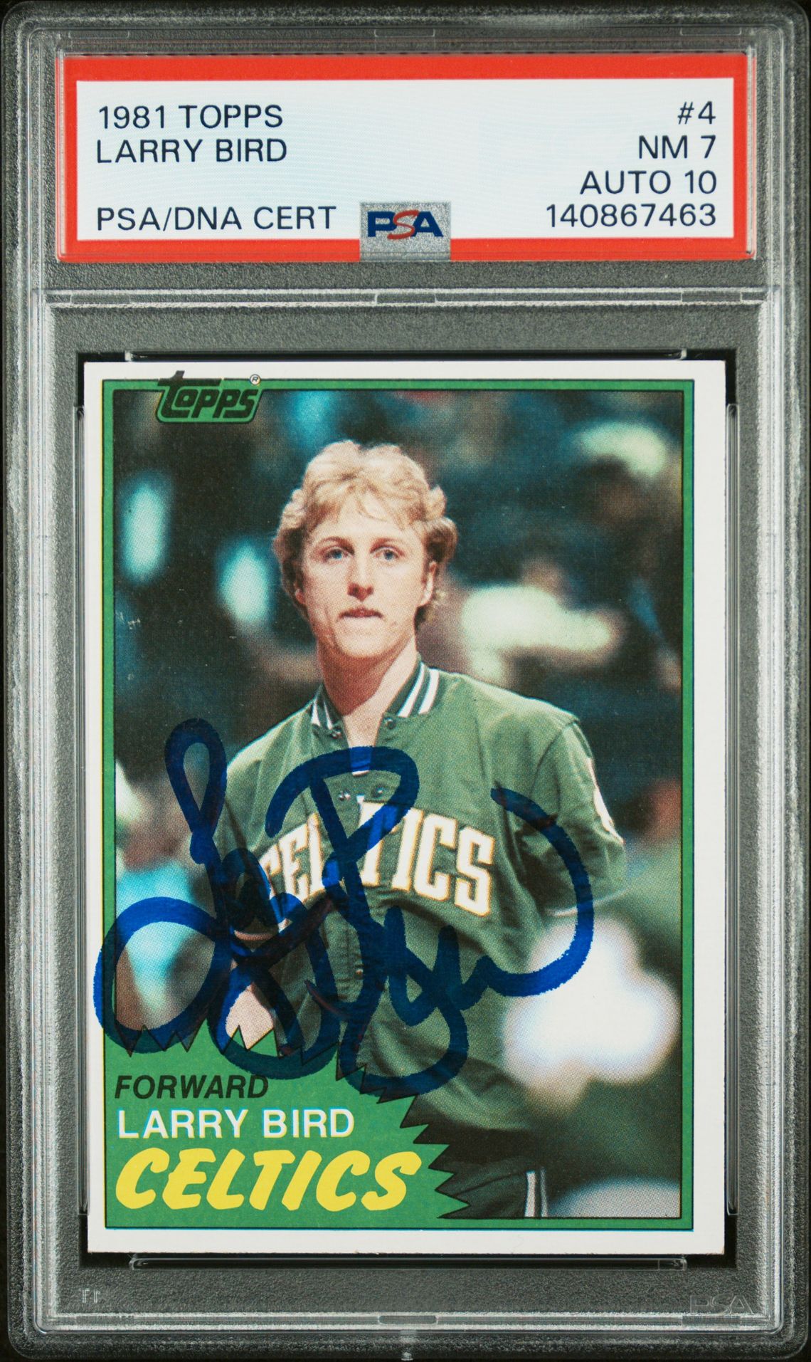 1981 Topps TOPPS #4 Larry Bird front