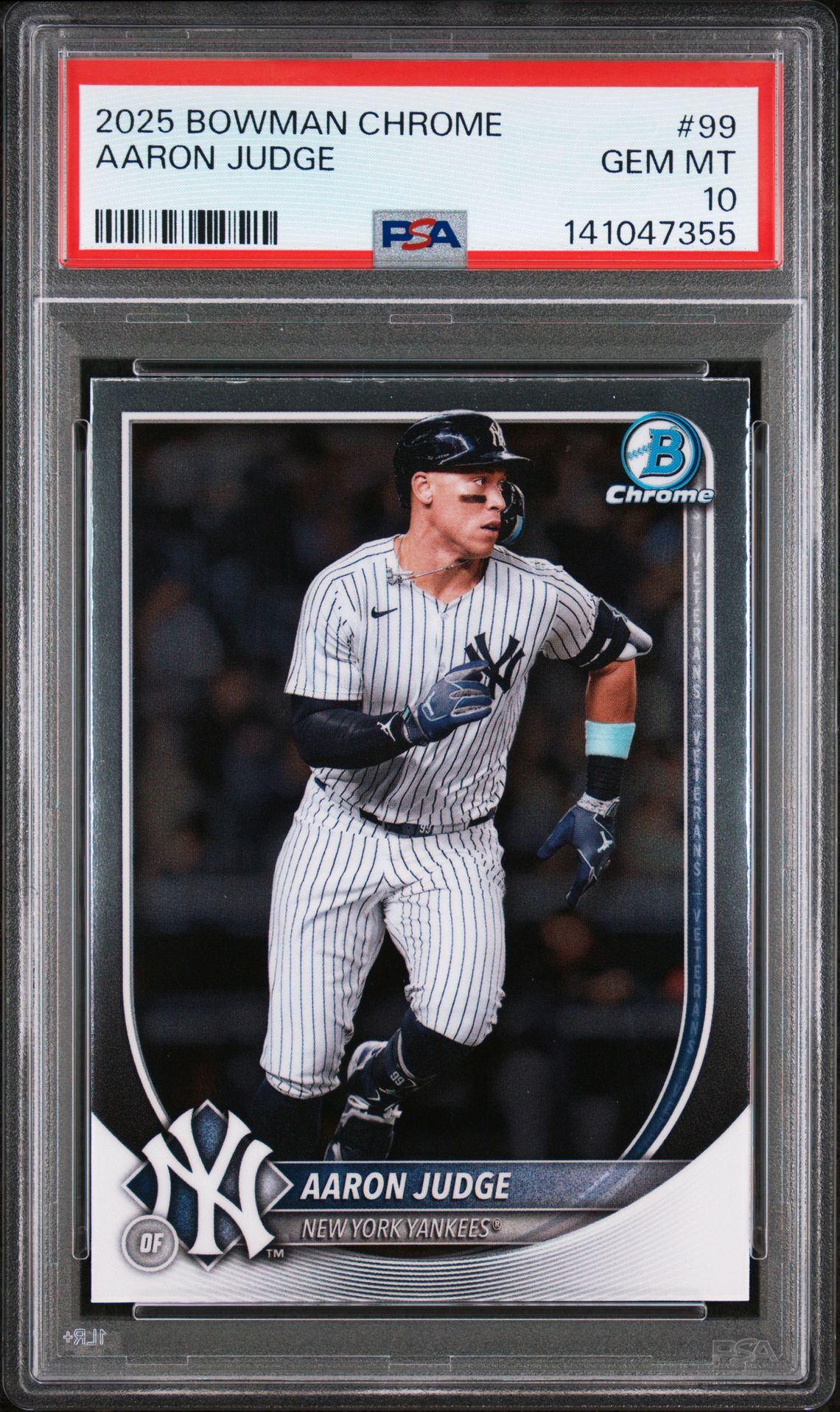 2025 Bowman BOWMAN CHROME #99 Aaron Judge front