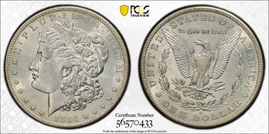 1884-S $1 AU55