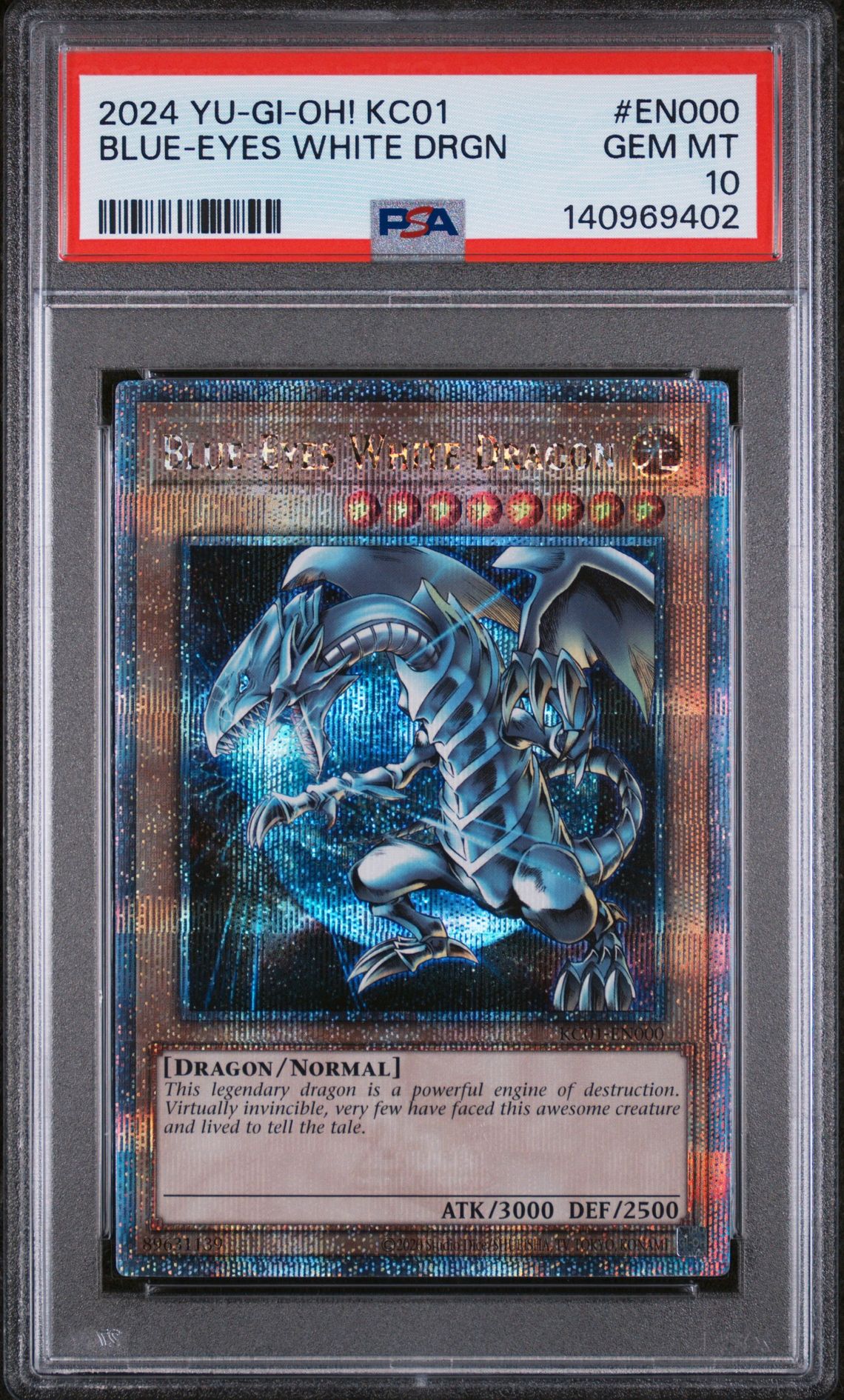 2024 Yu-Gi-Oh! Yu-Gi-Oh #EN000 Blue-Eyes White Drgn front