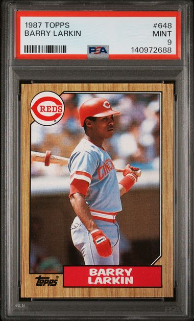 1987 Topps TOPPS #648 Barry Larkin front
