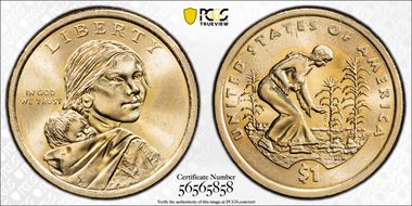 2009-D $1 Native American - Position A MS65