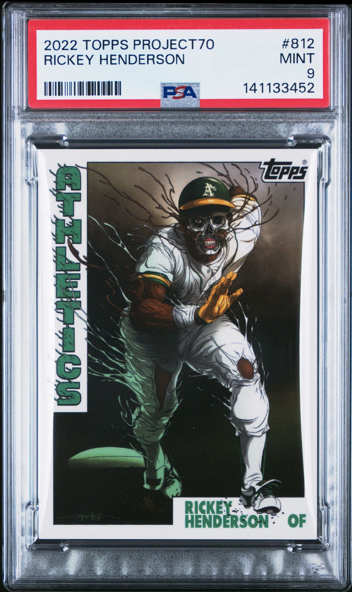 2022 Topps TOPPS PROJECT70 #812 Rickey Henderson front
