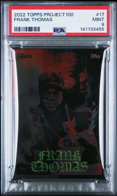 2022 Topps TOPPS PROJECT100 White #17 Frank Thomas front