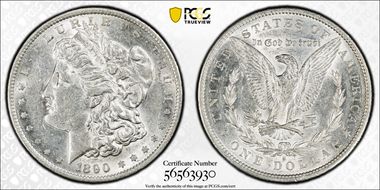 1890-S $1 AU53