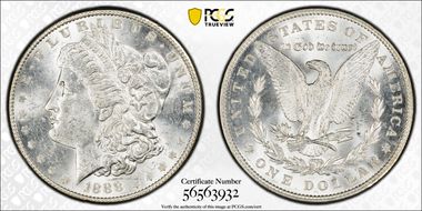 1888 $1 MS62
