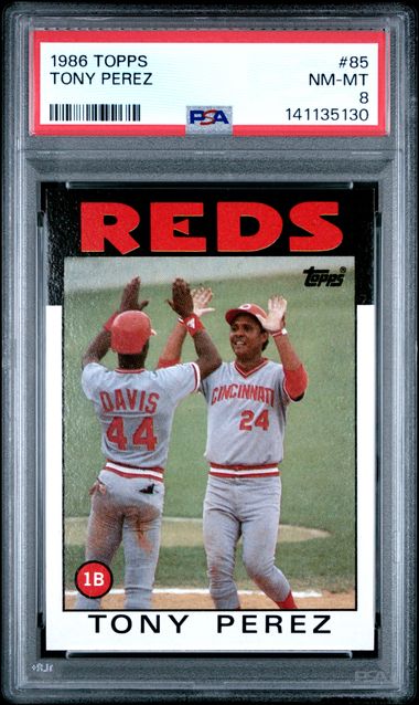 1986 Topps #85 Tony Perez front