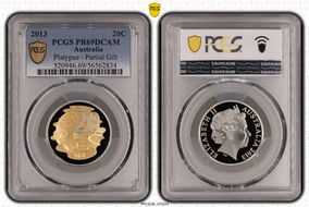 2013 20C Platypus - Partial Gilt PR69DCAM