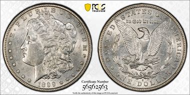 1899-S $1 AU53