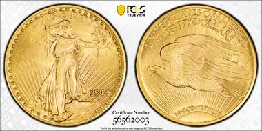 1914 $20 MS65