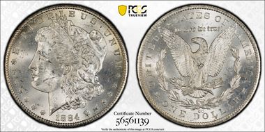 1884-CC $1 MS63