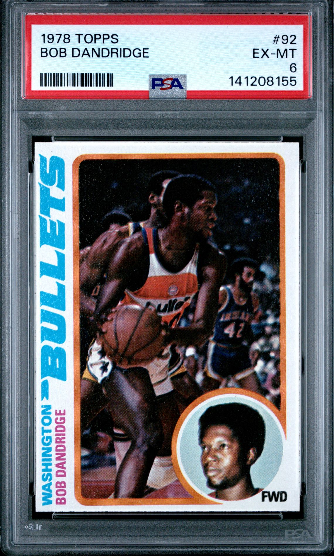 1978 Topps TOPPS #92 Bob Dandridge front