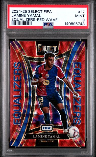 2024 Panini Select Wave #17 Fifa Lamine Yamal front