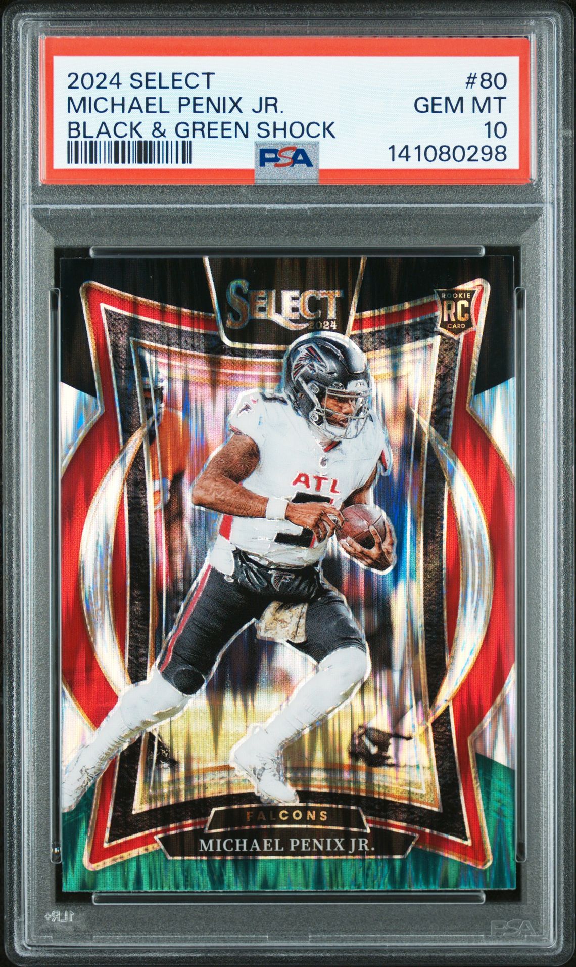 2024 Panini PANINI SELECT Red #80 Michael Penix Jr. front